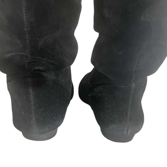 💥SALE💥GIANNI BINI BLACK SUEDE BOHEMIAN FLAT HEEL BOOTS SZ 8.5M - Picture 6 of 12